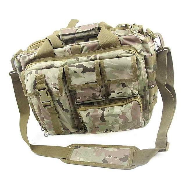 Molle Outdoor Tactical padded Laptop Bag - Indigo-Temple