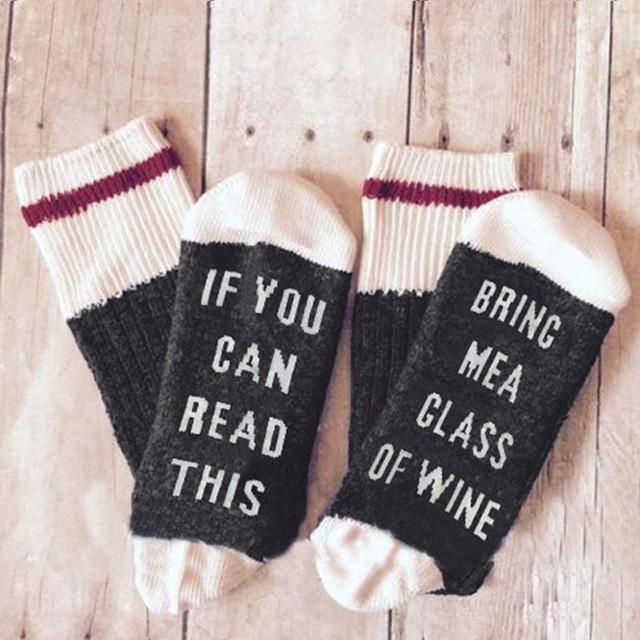 Funny Creative Unisex Socks (Wine/Beer/Coffee) - Indigo-Temple