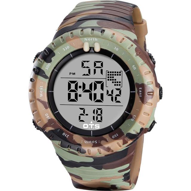 Camouflage Tactical Multifunction Watch - Indigo-Temple