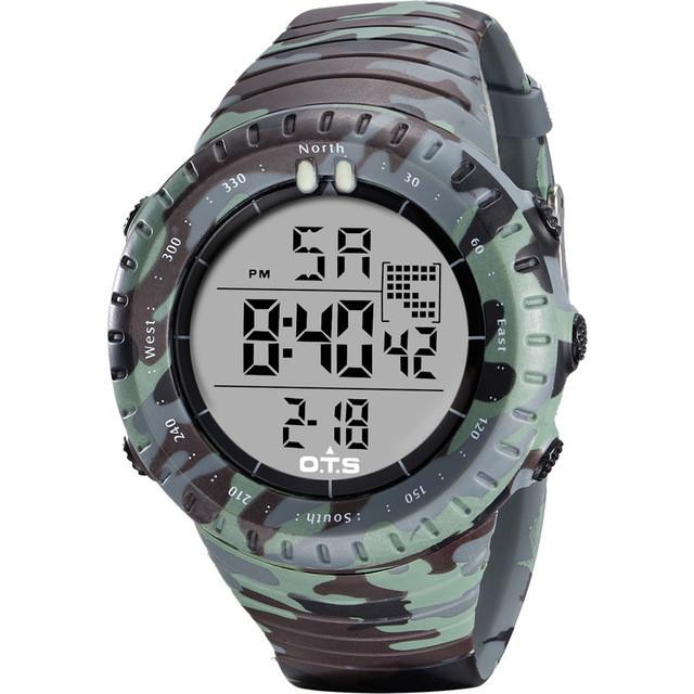Camouflage Tactical Multifunction Watch - Indigo-Temple
