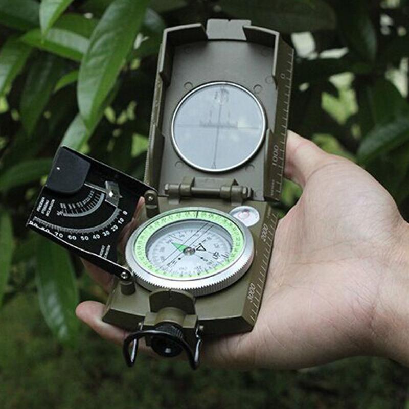 Professional MILSPEC Metal 4-IN-1 Compass - Indigo-Temple