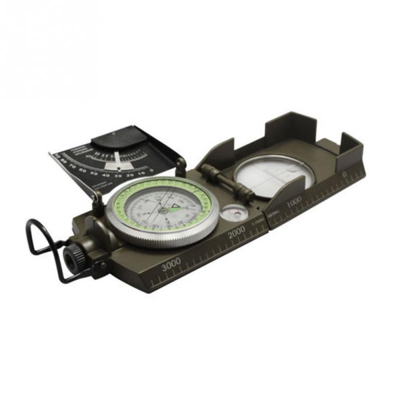 Professional MILSPEC Metal 4-IN-1 Compass - Indigo-Temple
