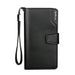 Baellerry™ Traveler's Business Checkbook Wallet - Indigo-Temple