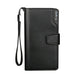 Baellerry™ Traveler's Business Checkbook Wallet - Indigo-Temple