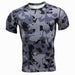 Camouflage Breathable Tactical T-Shirt - Indigo-Temple