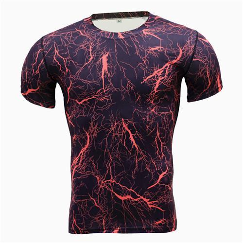 Camouflage Breathable Tactical T-Shirt - Indigo-Temple