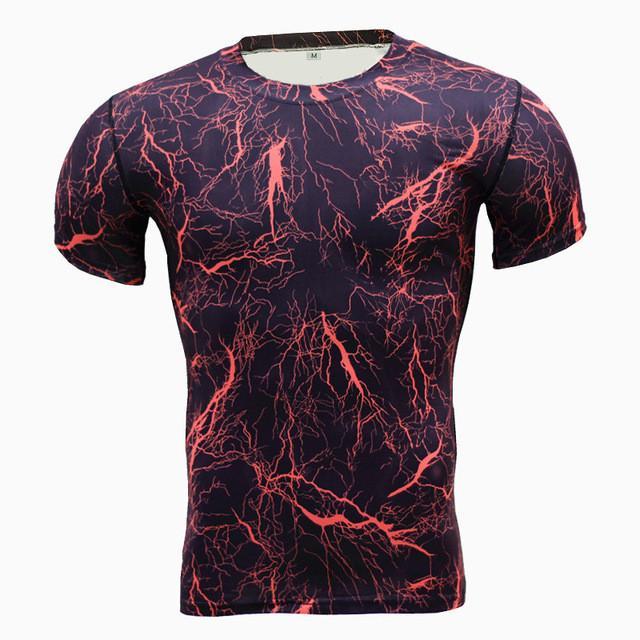 Camouflage Breathable Tactical T-Shirt - Indigo-Temple