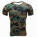 Camouflage Breathable Tactical T-Shirt - Indigo-Temple