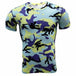 Camouflage Breathable Tactical T-Shirt - Indigo-Temple