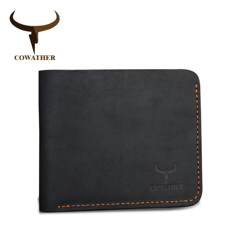 COWATHER™ Genuine Leather Vintage Wallet - Indigo-Temple