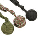 Monkey Fist - Steel Ball Bearing Self-defensel Key Chain (2pcs) - Indigo-Temple