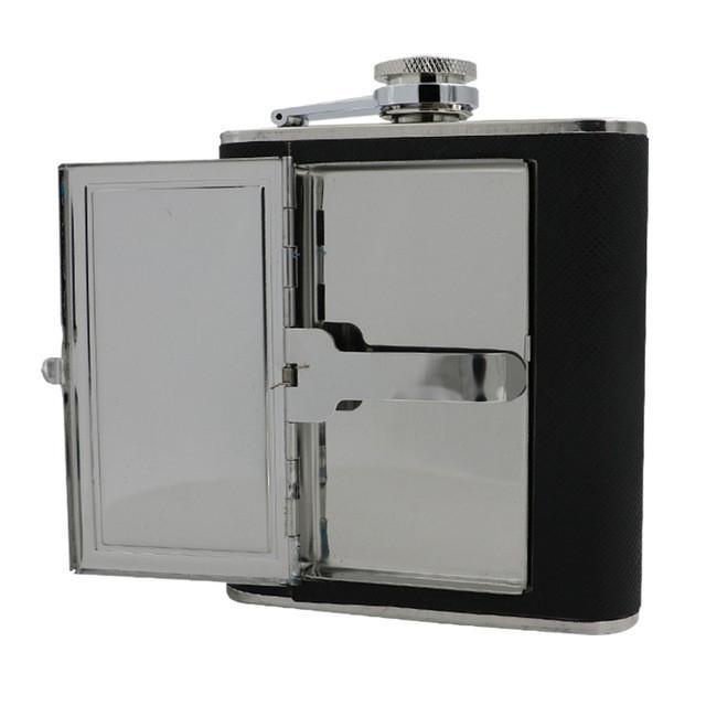 Cigarettes Case Hip Flask - Indigo-Temple