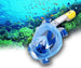 180° Full Face Diving Mask - Indigo-Temple