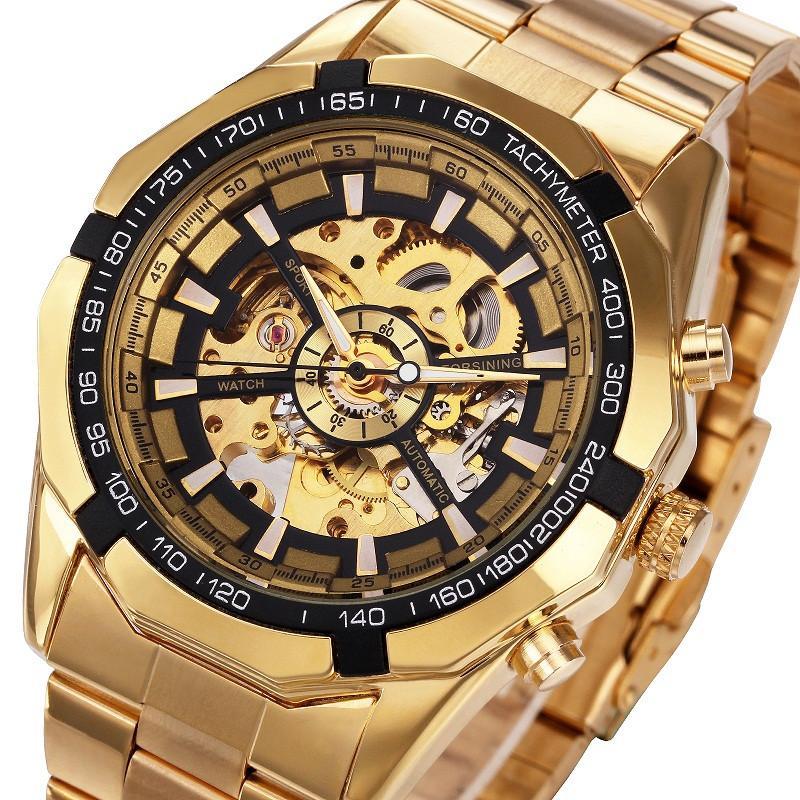 Skeleton - Mechanical  Watch - Indigo-Temple