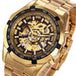 Skeleton - Mechanical  Watch - Indigo-Temple