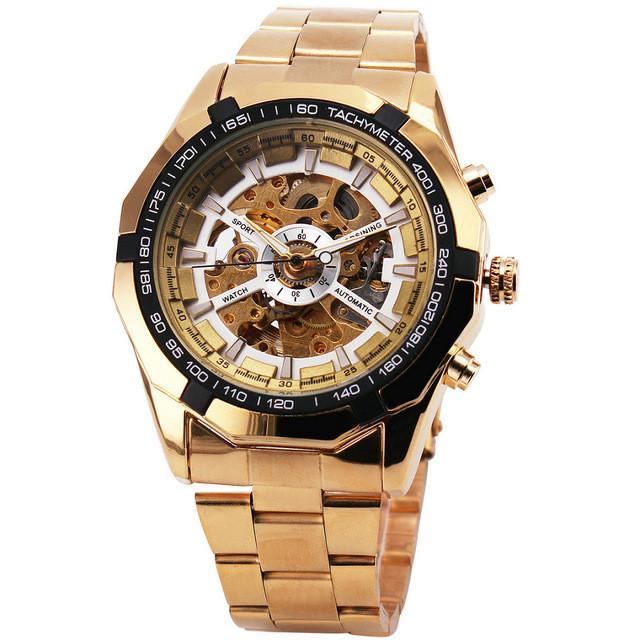 Skeleton - Mechanical  Watch - Indigo-Temple