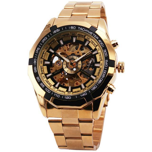 Skeleton - Mechanical  Watch - Indigo-Temple
