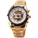 Skeleton - Mechanical  Watch - Indigo-Temple