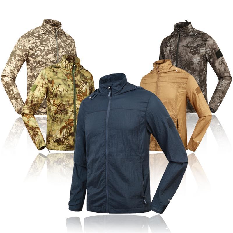 Tactical Camouflage Ultra Light Jacket - Indigo-Temple