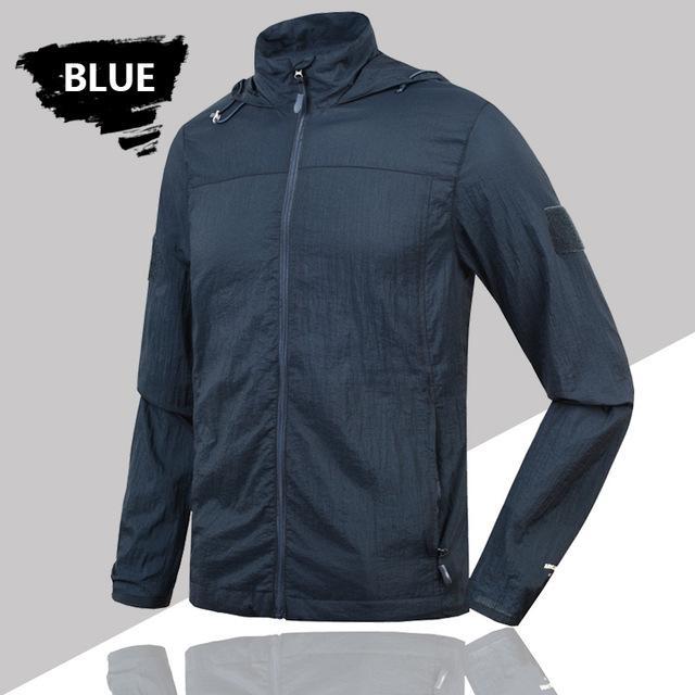 Tactical Camouflage Ultra Light Jacket - Indigo-Temple