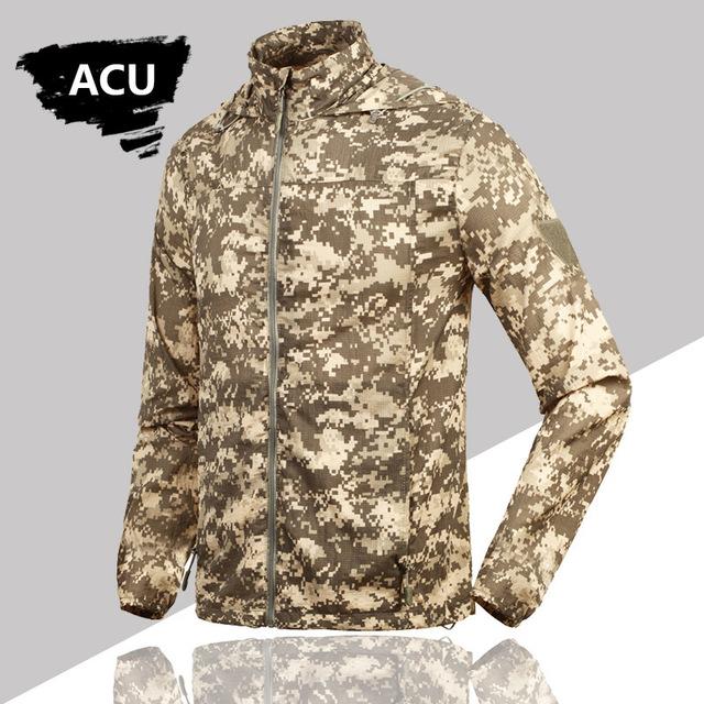 Tactical Camouflage Ultra Light Jacket - Indigo-Temple