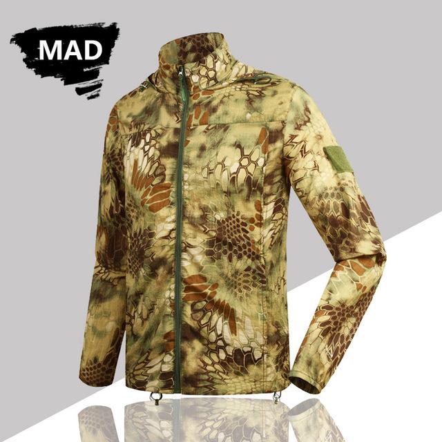 Tactical Camouflage Ultra Light Jacket - Indigo-Temple
