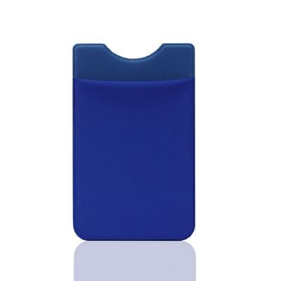 Elastic Lycra Cell Phone Wallet Case (2 pcs) - Indigo-Temple