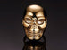 Stainless steel skull ring - Black\Gold - Indigo-Temple