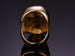 Stainless steel skull ring - Black\Gold - Indigo-Temple