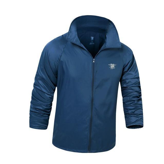 Summer Bomber Jacket - Indigo-Temple