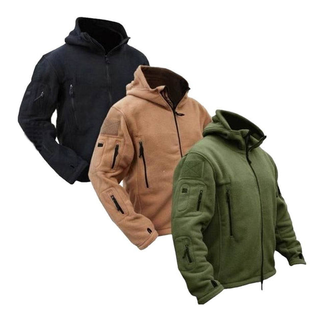 TACTICAL FLEECE JACKET (4 COLORS) - Indigo-Temple