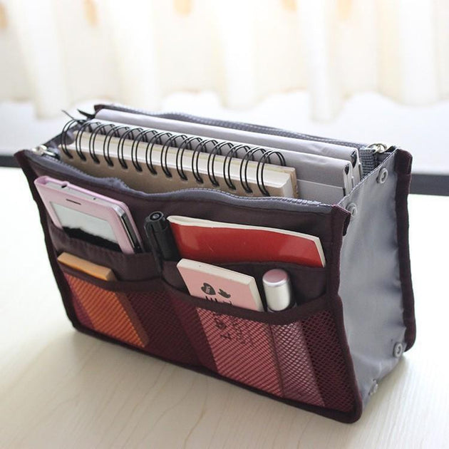 13-in-1 Purse Organizer - Indigo-Temple