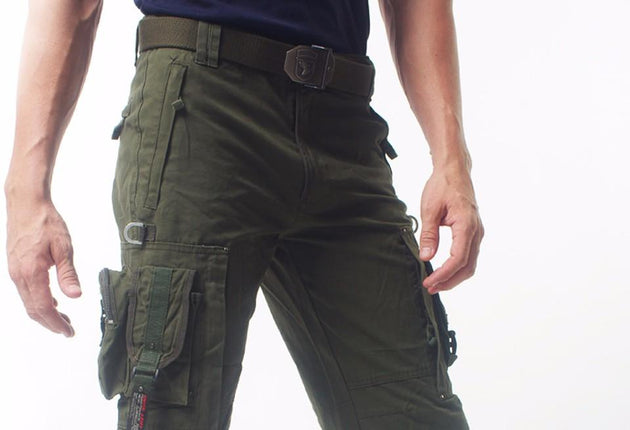 CARGOMASTER™ Tactical  Multi-Pockets Pants - Indigo-Temple