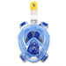 180° Full Face Diving Mask - Indigo-Temple