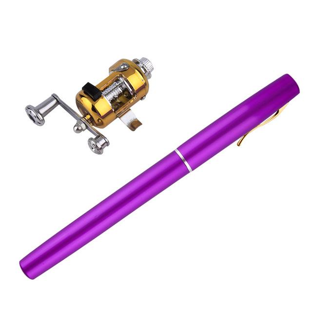 Ultra-Portable Mini Fishing Rod With Reel - Indigo-Temple