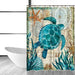 Marine Animals Waterproof Shower Curtain (4 Variations Available) - Indigo-Temple
