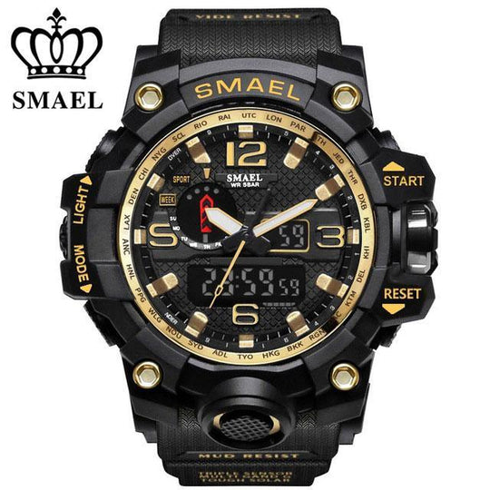 ZR - 660 SMAEL™ Jungle Edition Waterproof & Shockproof Tactical Watches - Indigo-Temple