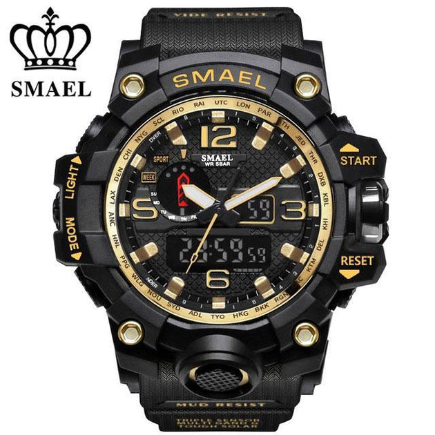 ZR - 660 SMAEL™ Jungle Edition Waterproof & Shockproof Tactical Watches - Indigo-Temple