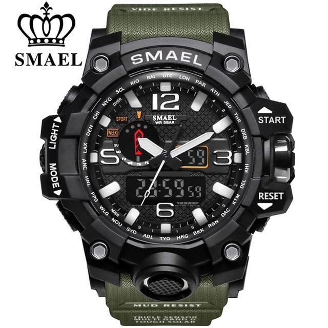 ZR - 660 SMAEL™ Jungle Edition Waterproof & Shockproof Tactical Watches - Indigo-Temple
