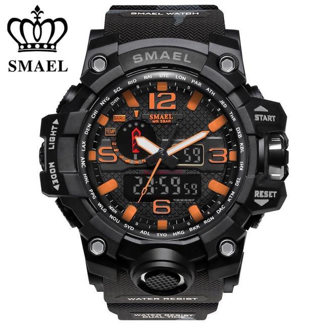 ZR - 660 SMAEL™ Jungle Edition Waterproof & Shockproof Tactical Watches - Indigo-Temple