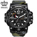 ZR - 660 SMAEL™ Jungle Edition Waterproof & Shockproof Tactical Watches - Indigo-Temple