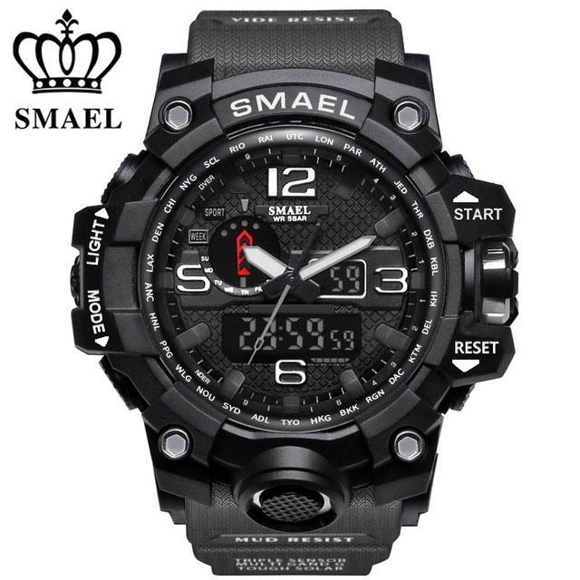 ZR - 660 SMAEL™ Jungle Edition Waterproof & Shockproof Tactical Watches - Indigo-Temple