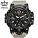 ZR - 660 SMAEL™ Jungle Edition Waterproof & Shockproof Tactical Watches - Indigo-Temple
