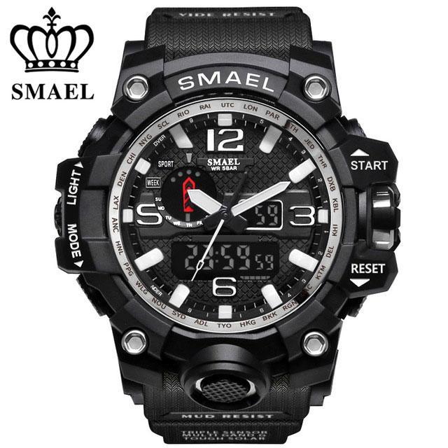 ZR - 660 SMAEL™ Jungle Edition Waterproof & Shockproof Tactical Watches - Indigo-Temple