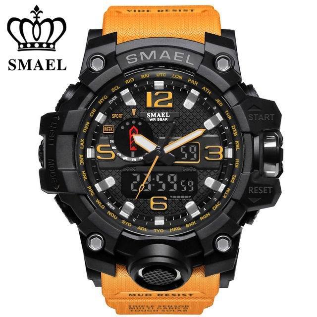 ZR - 660 SMAEL™ Jungle Edition Waterproof & Shockproof Tactical Watches - Indigo-Temple