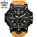 ZR - 660 SMAEL™ Jungle Edition Waterproof & Shockproof Tactical Watches - Indigo-Temple