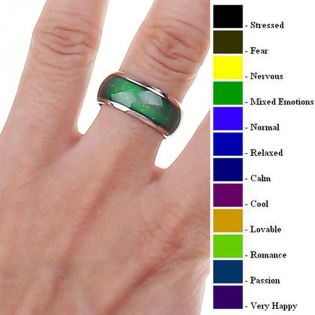 Color-Changing Magic Mood Ring - Indigo-Temple