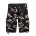 VP77 Camo Cargo Shorts - Indigo-Temple