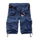 VP77 Camo Cargo Shorts - Indigo-Temple