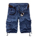 VP77 Camo Cargo Shorts - Indigo-Temple